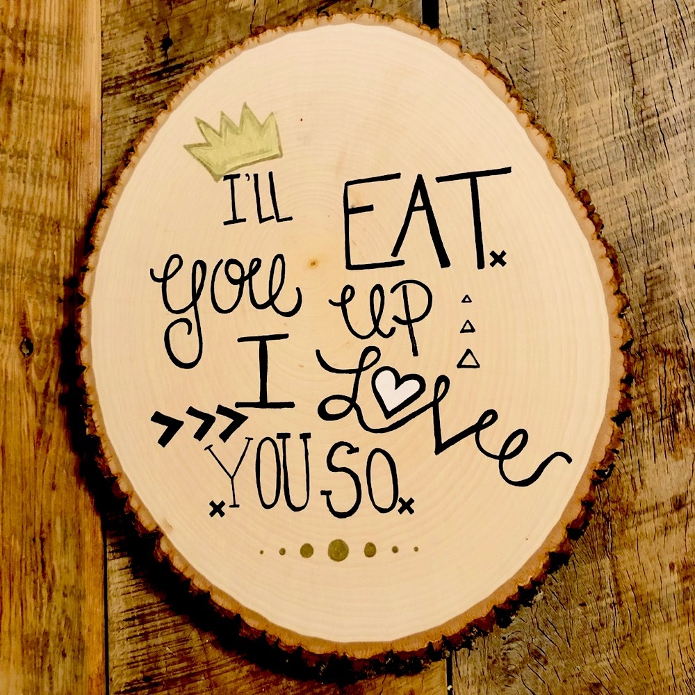 Where the Wild Things Are Wooden Wall Decor